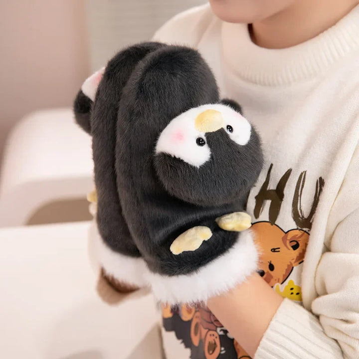 BowLift | Cute Plush Cartoon Animals Soft Warm Gloves