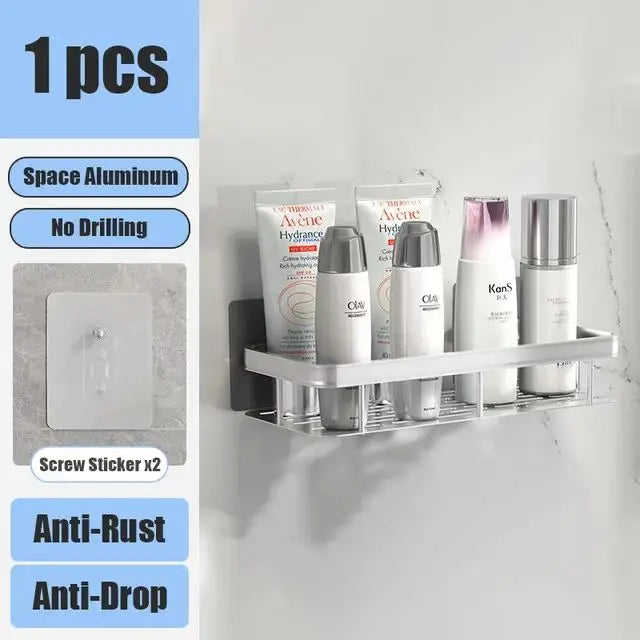 Shower shelf without drilling aluminum | Bowlift