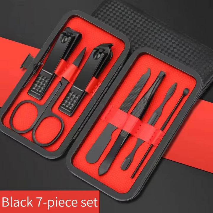 BowLift | 16-Piece Stainless Steel Manicure and Pedicure Grooming Set