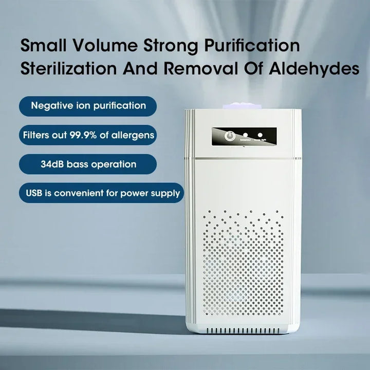 BowLift | Compact air purifier with HEPA filter - BreezeMini