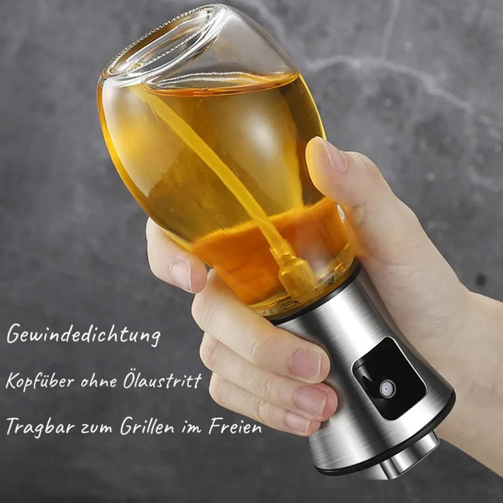 BowLift | CulinaMist Pro Oil Sprayer 200 ml | Fine mist & improved nozzle | For oil, vinegar & lemon juice | Stainless steel & glass