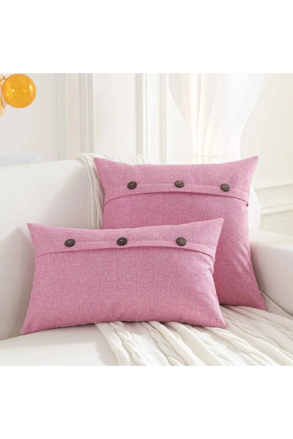 Nordic Button Pillowcase | Bowlift