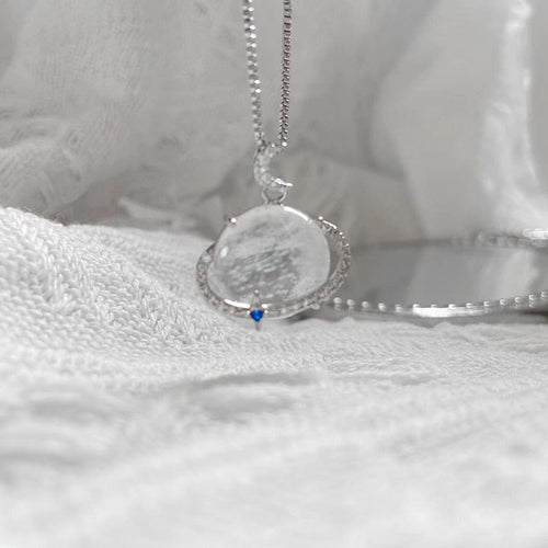 BowLift | Elegant Lunar Bliss Crystal Necklace
