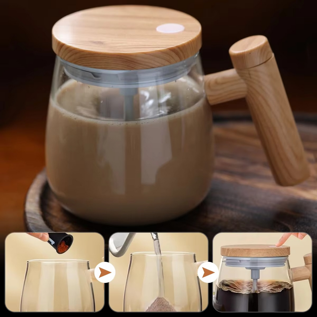 BowLift | Self-Stirring Electric Coffee Mug - Mix Smarter, Drink Smoother