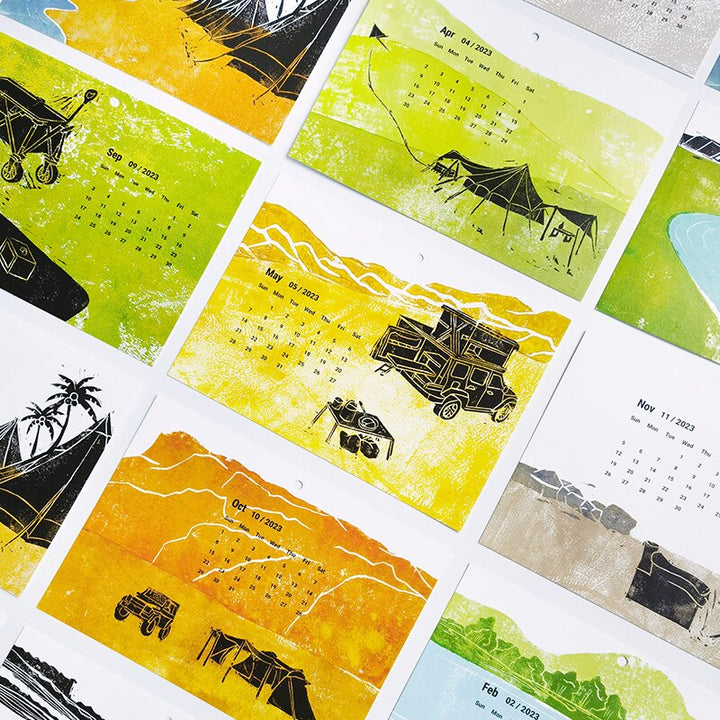 BowLift | Camping Dreams Tent Desk Calendar