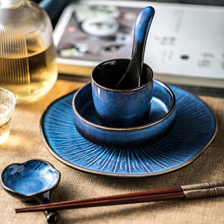 Ikari 5-Piece Dinnerware Set Bowlift
