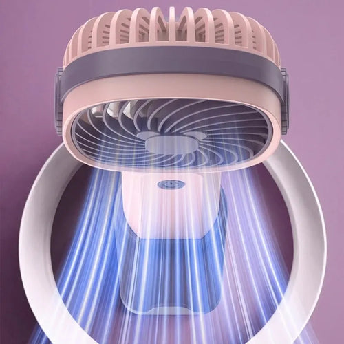 BowLift | Airvalo Mini Fan | USB & Rechargeable | Portable & Quiet | Compact Design