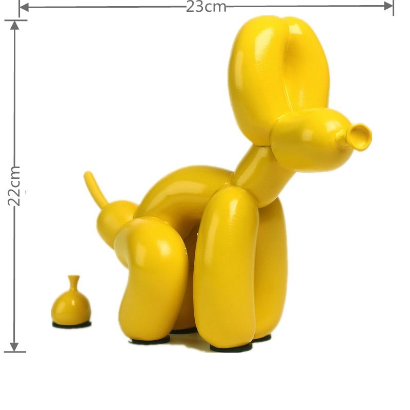 BowLift | Balloon Dog Sculpture, Balloon Art Statue, Mini Collectible Figure, Home Decor, Resin Figure, Desk Accessories, Room Decoration