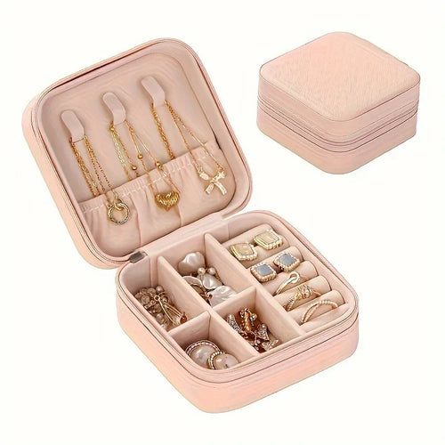 BowLift | Jewelry Organizer VOYELIA | Travel Case for Jewelry | Compact & Stylish | PU Leather