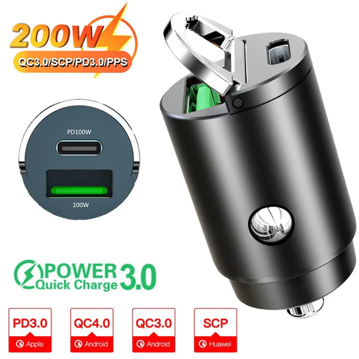 BowLift | USB Car Type C Charger