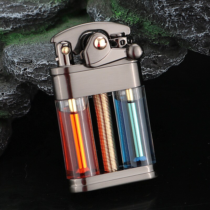 Elegant Retro Slim Metal Lighter | Bowlift