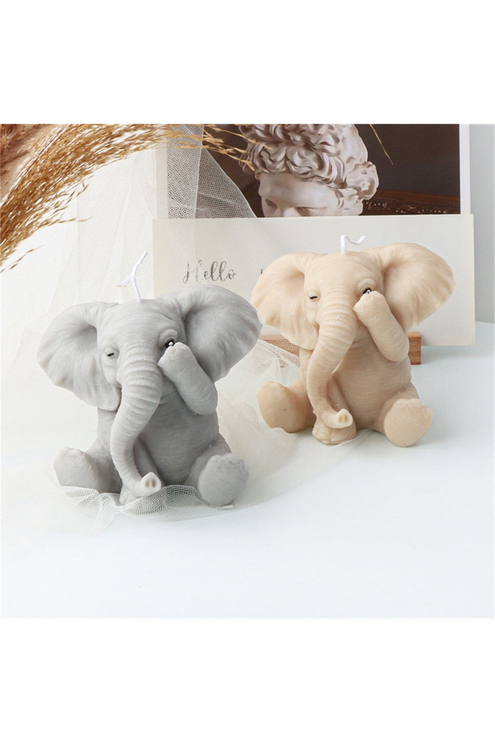Elephant Candle Shape Design | Bowlift