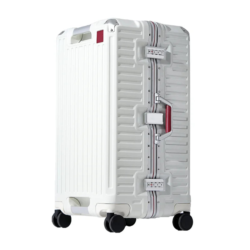 BowLift | Zagreb – Wide Handle Hardshell Suitcase with Aluminium Frame & 360° Spinner Wheels