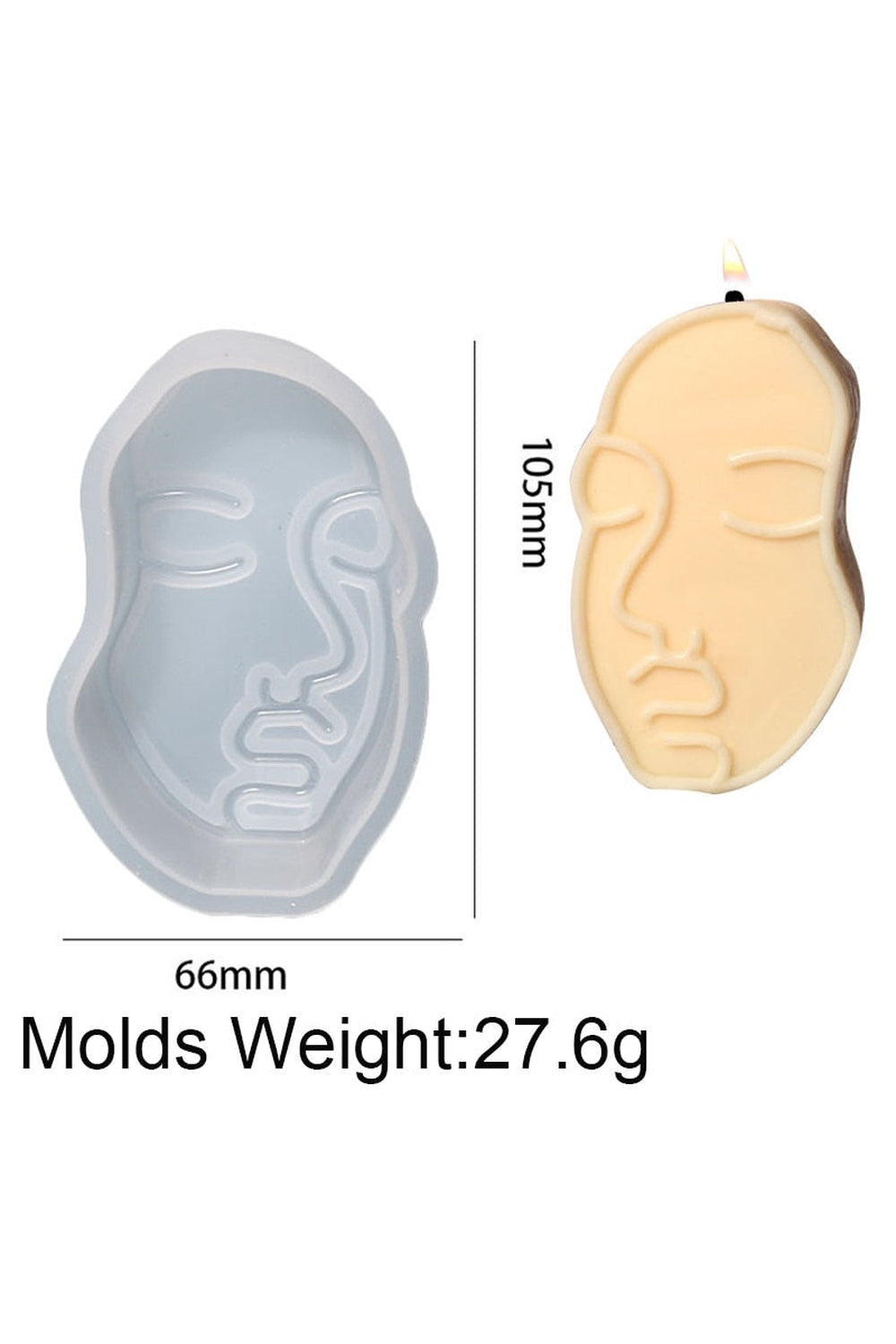 Face Shaped Candle Mold | Bowlift