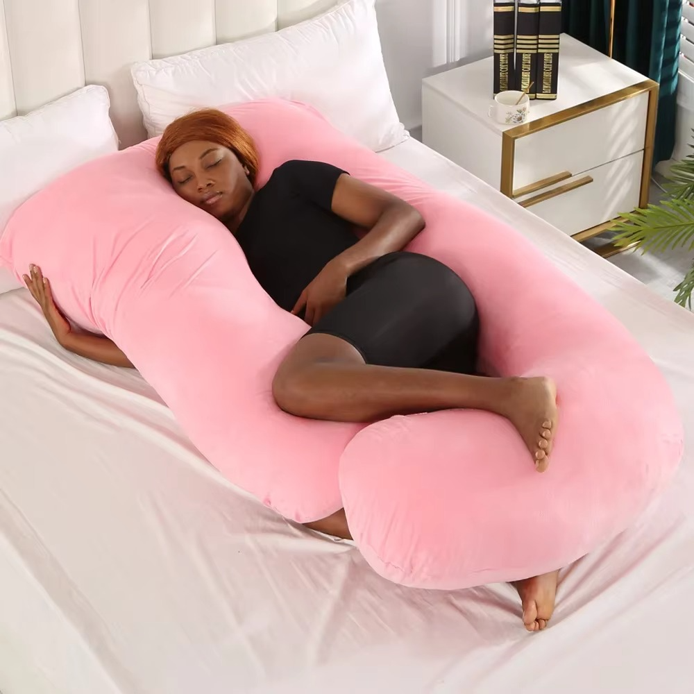 BowLift | J-Shaped Maternity Support Pillow for Side Sleeping and Breastfeeding