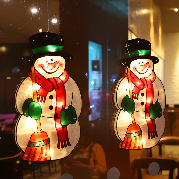 BowLift | Flashing Christmas Decor Window Hanging Lights