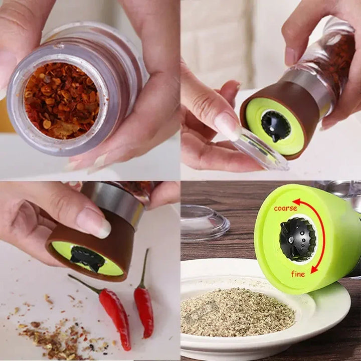 BowLift | Classic manual grinder with a transparent housing that highlights the flavor