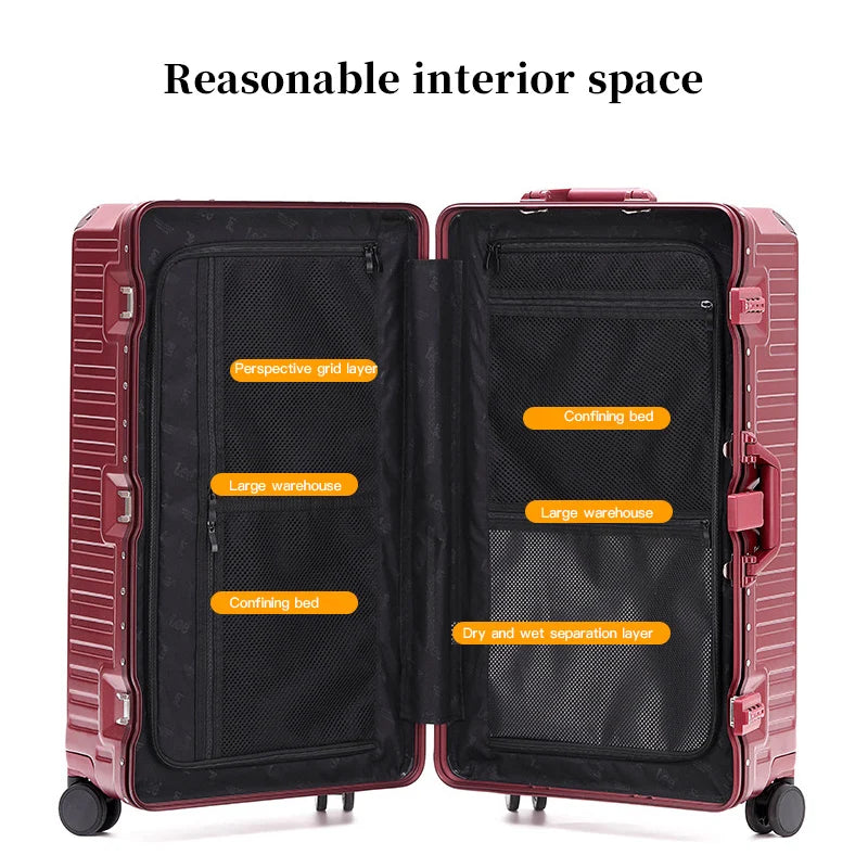 BowLift | Wide Handle Hardcase Suitcase – Lisbon