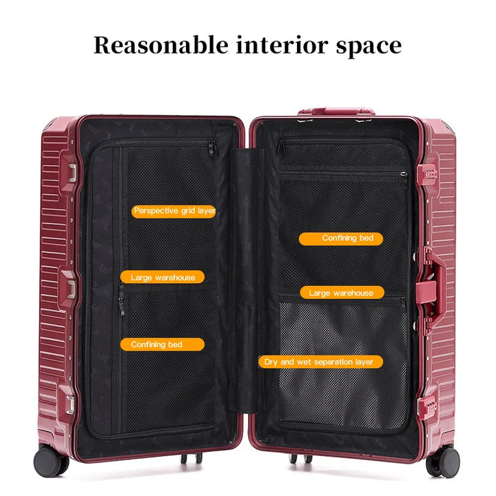 BowLift | Wide Handle Hardcase Suitcase – Lisbon