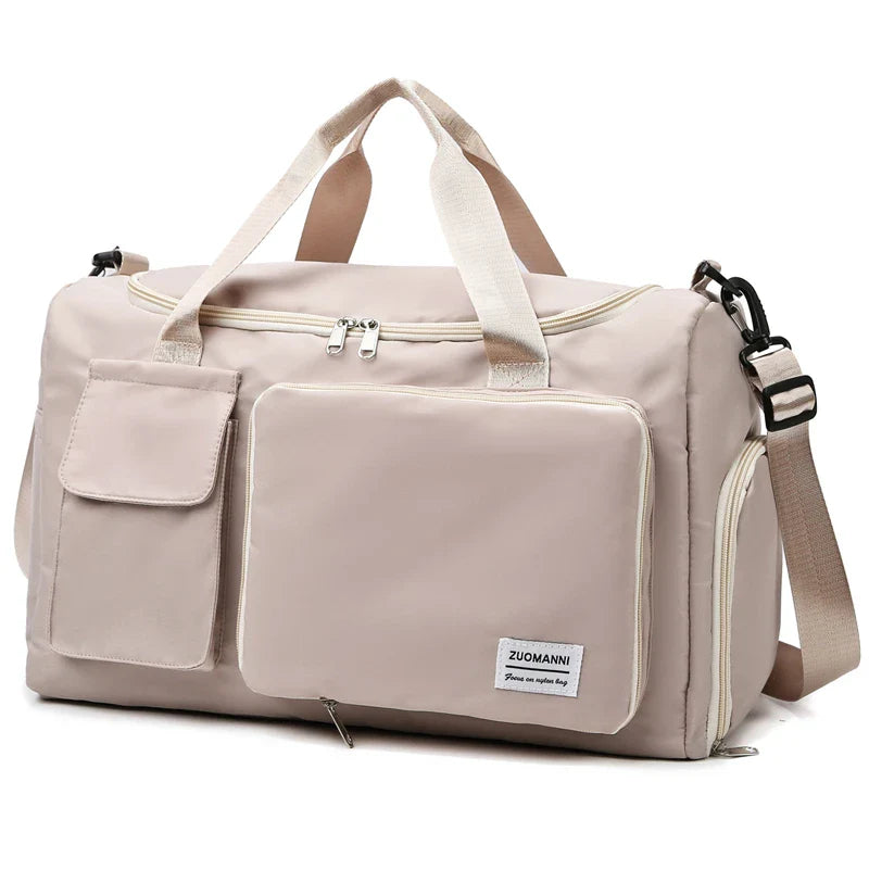 BowLift | Viontera Travel Bag Women | 35L Weekender with Shoe Compartment | Water Resistant & Flight Approved | Sport & Fitness Bag