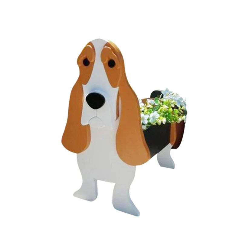 BowLift | Flower pot - Pawsome - Dog plant container - Various breeds
