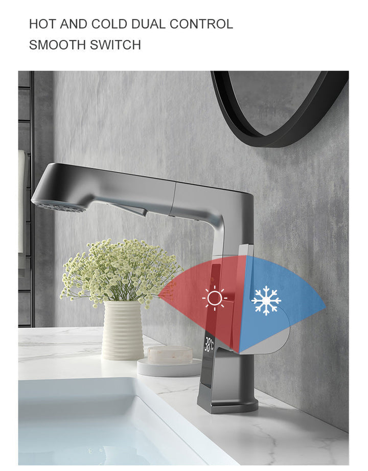BowLift | Elegant Temperature Display Smart Faucet