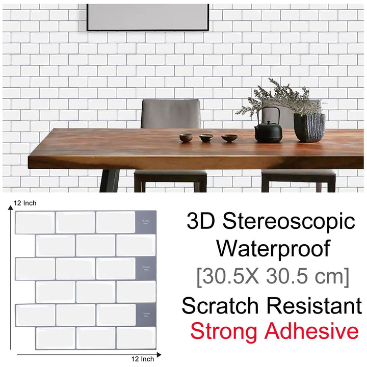 3D Self-Adhesive Hexagonal Wall Stickers | Bowlift