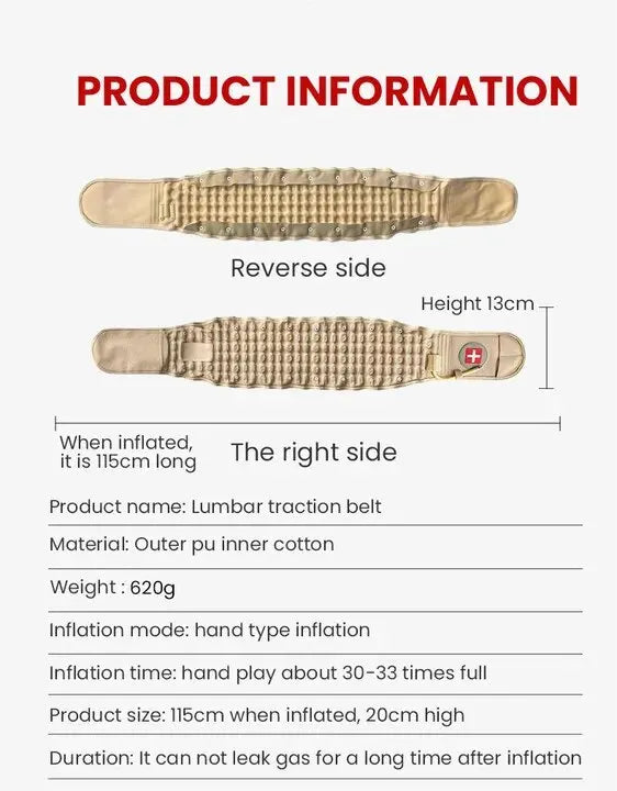 BowLift | Inflatable Lumbar Pain Relief Belt