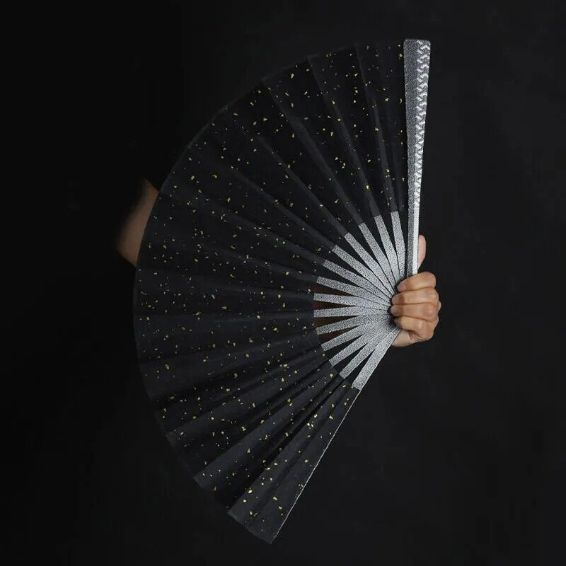 Tungsten Steel Alloy Self-Defense Folding Hand Fan | Bowlift