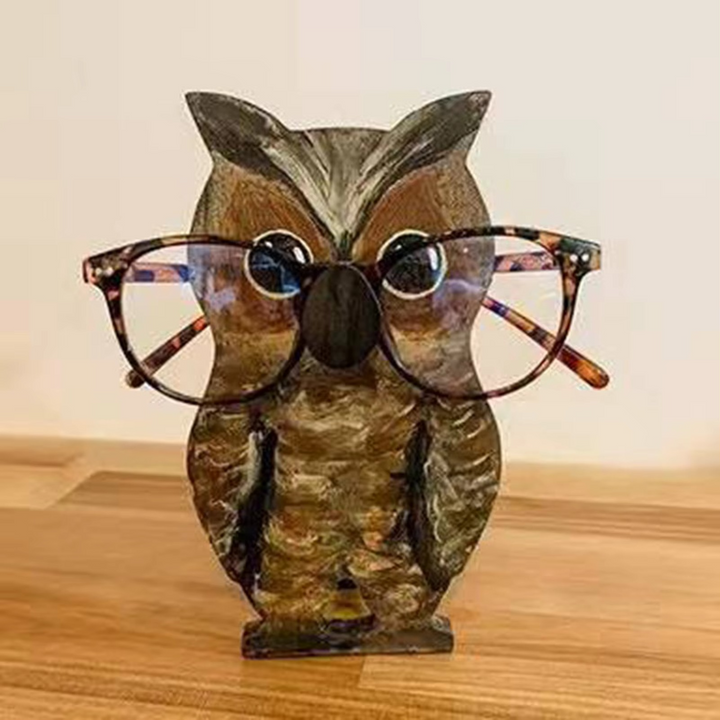 BowLift | Puppy Dog Wooden Glasses Stand - Perfect Desk Accessory for Home and Office