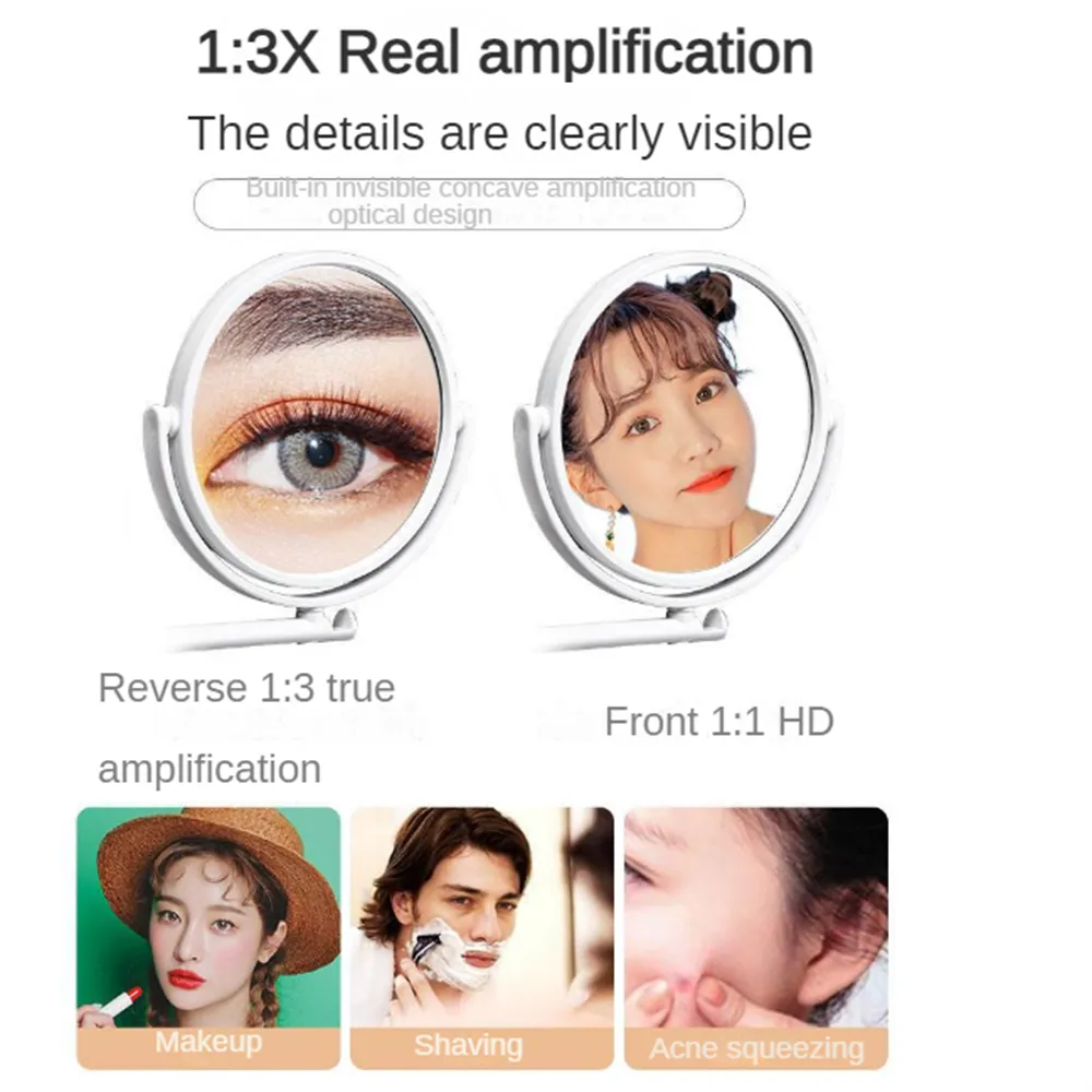 BowLift | All-Angle Elegance 3X Magnification Wall Mirror