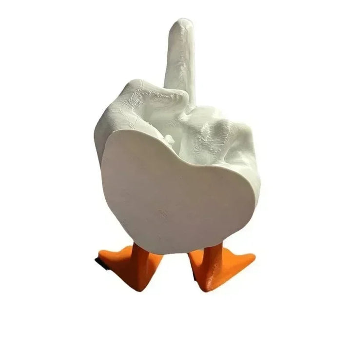 Middle Finger Resin Duck Decor | Bowlift
