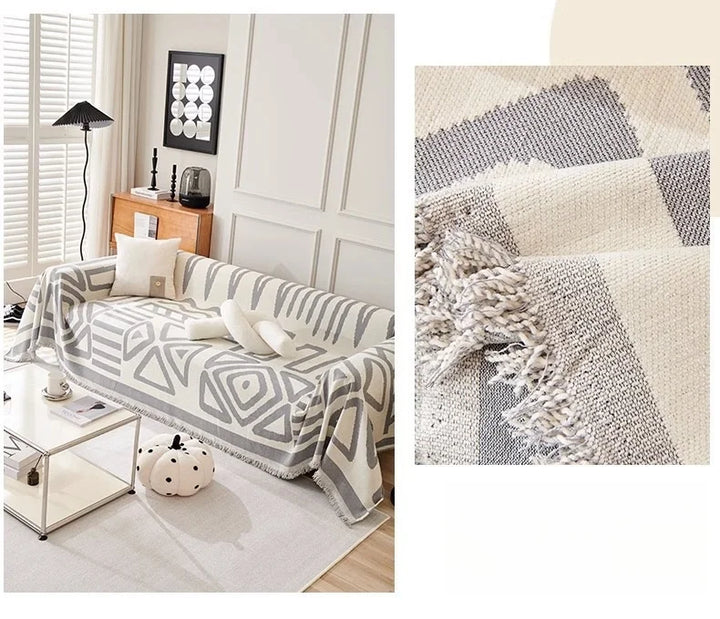 BowLift | Sofa Towel With Tassels