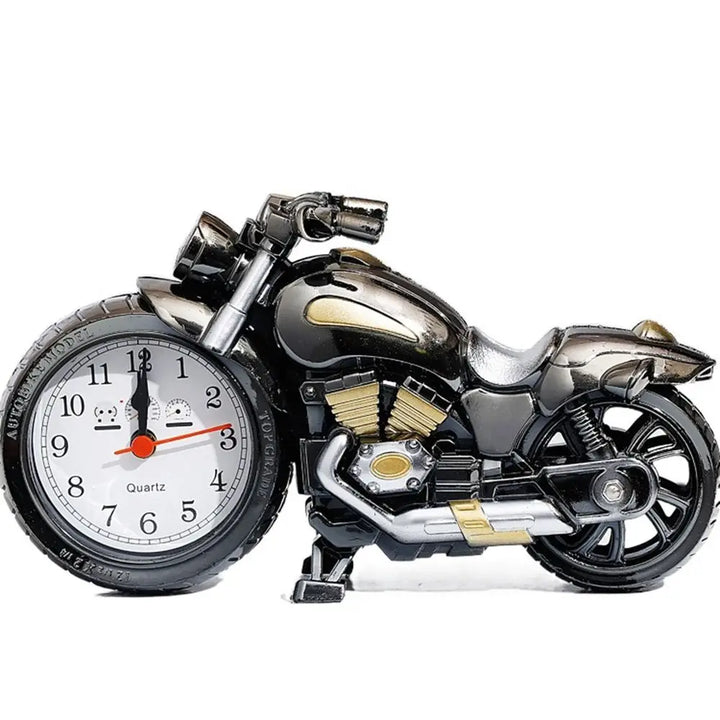 Vintage Motorcycle Bedside Alarm Clock | Bowlift