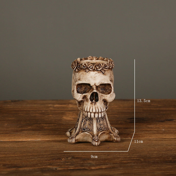 BowLift | Resin Skull Flower Pot