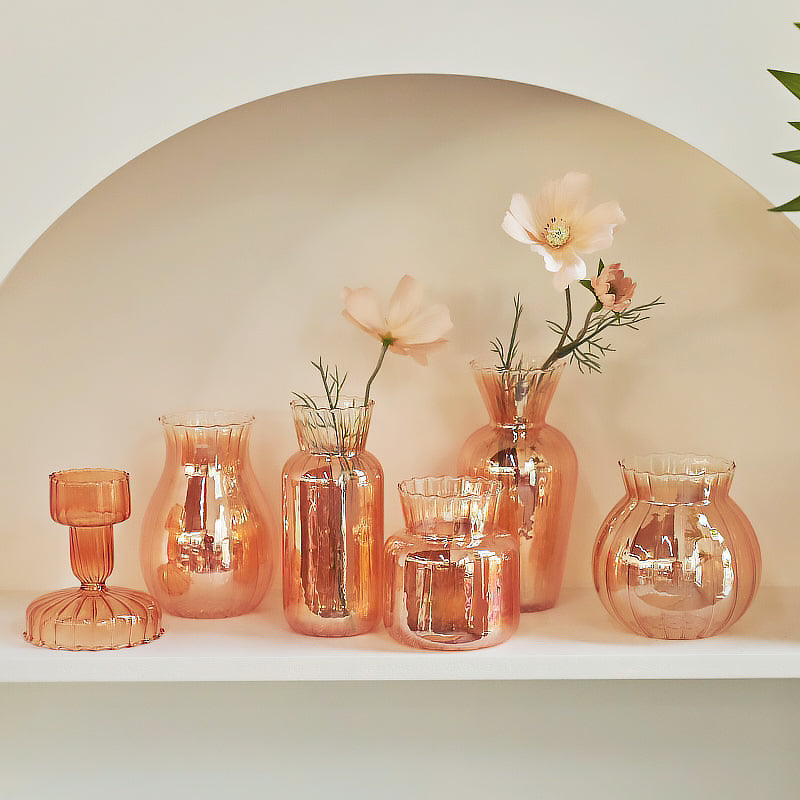 Gold Coat Glass Vase | Bowlift