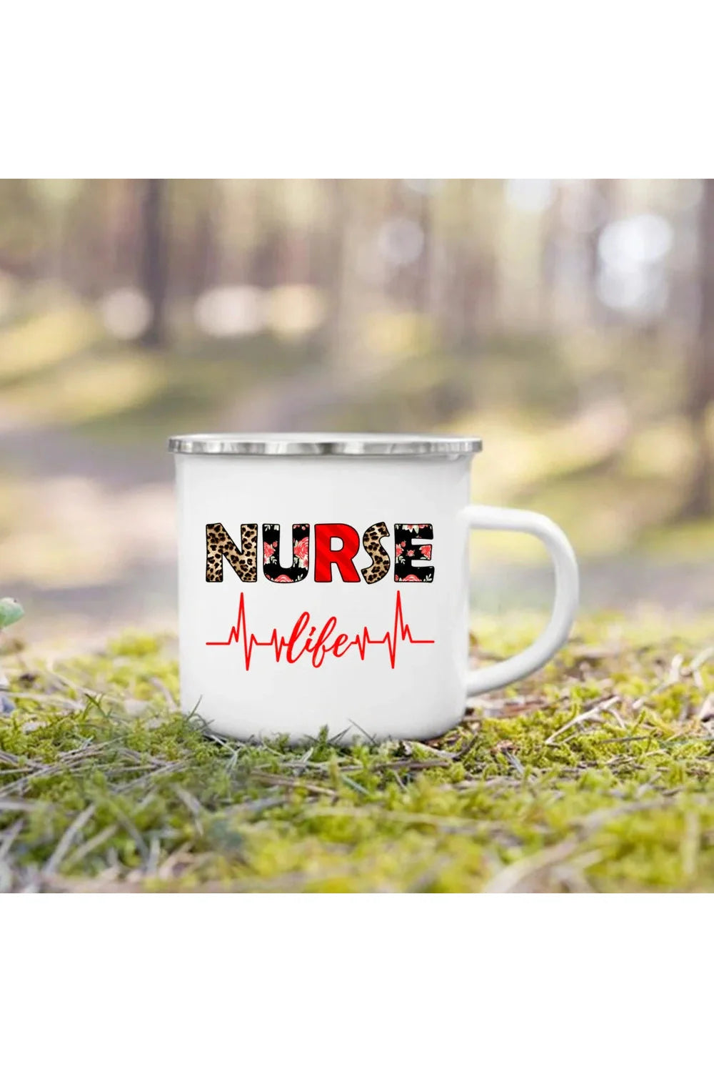 Life Enamel Coffee Mug | Bowlift