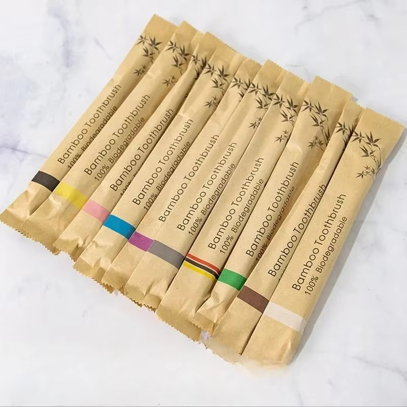 BowLift | Eco-Friendly Bamboo Toothbrush Set – 10 Pack Soft Bristle Brushes for Adults