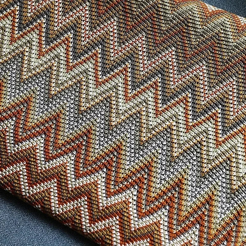 BowLift | CasaLoom | Boho Blanket with Fringes | Rust Red | Soft & Light