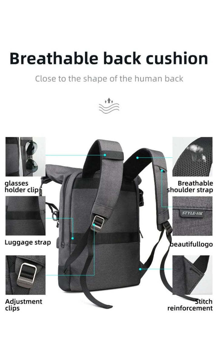 BowLift | Multifunctional outdoor backpack with USB port