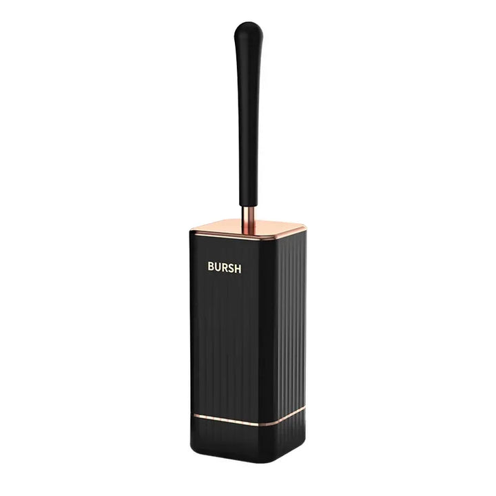 BowLift | CleanFlex Toilet Brush Set | Wall-mounted without drilling | Deep cleaning with soft TPR bristles