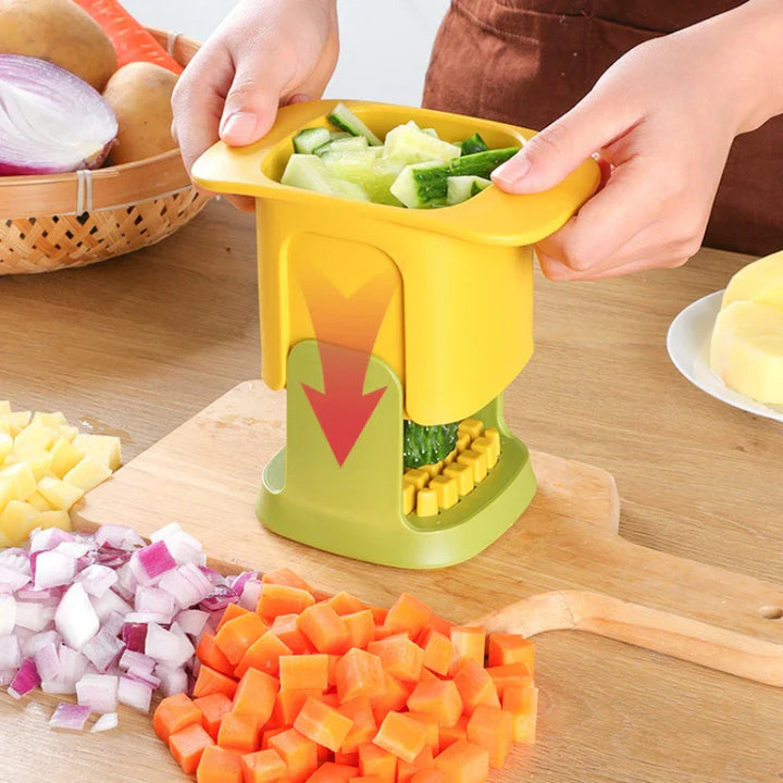 ChopMaster – Multifunctional Vegetable Cutter & French Fry Cutter with Hand Pressure Mechanism | Bowlift