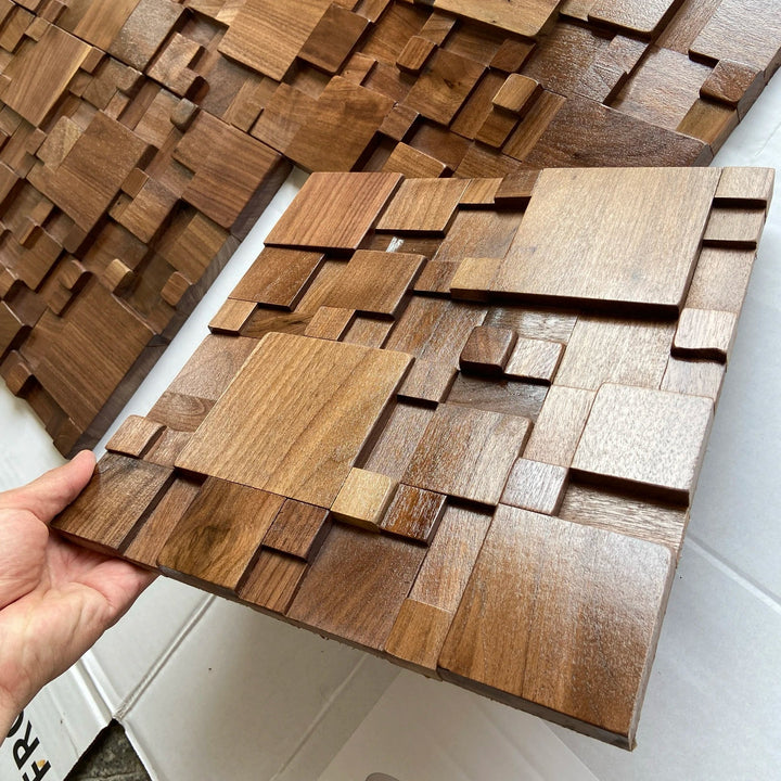 BowLift | Mosaic Wall Panels Solid Wood and Sound-Absorbing Decor