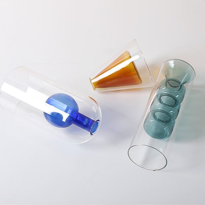 Bubbly Glass Vases - Opaque | Bowlift