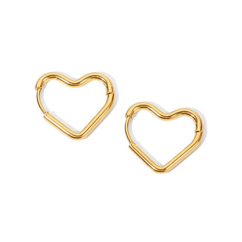 BowLift | Elegant Heart Hoop Earrings