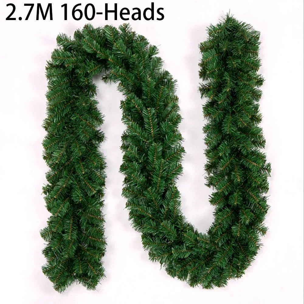 BowLift | EverPine Christmas Garland | 2.7 m Artificial Fir Garland | Dense PVC Fir Branches | Christmas Decoration for Staircase, Fireplace & Windows