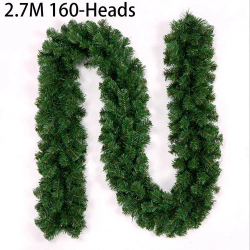 BowLift | EverPine Christmas Garland | 2.7 m Artificial Fir Garland | Dense PVC Fir Branches | Christmas Decoration for Staircase, Fireplace & Windows