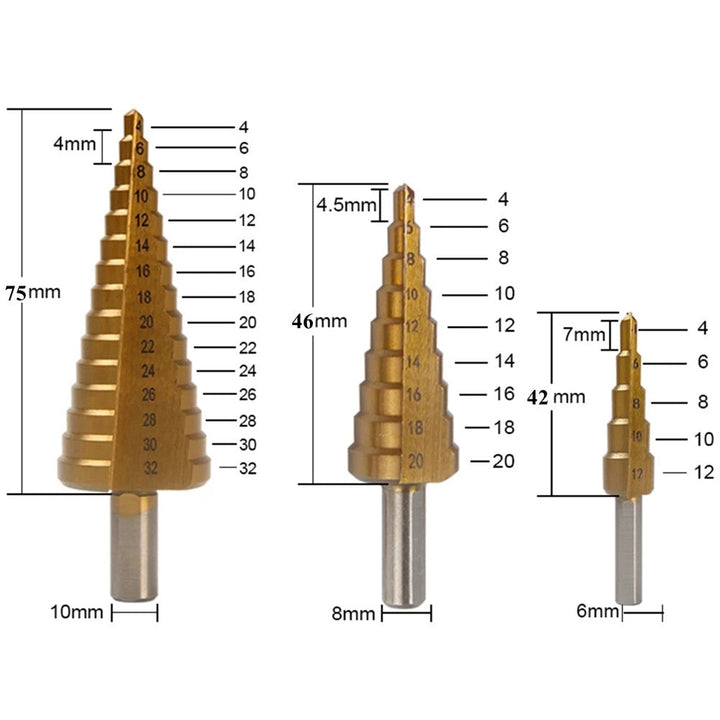 TitaniumPro Drill Set – Precision drill for Metal and Wood Bowlift