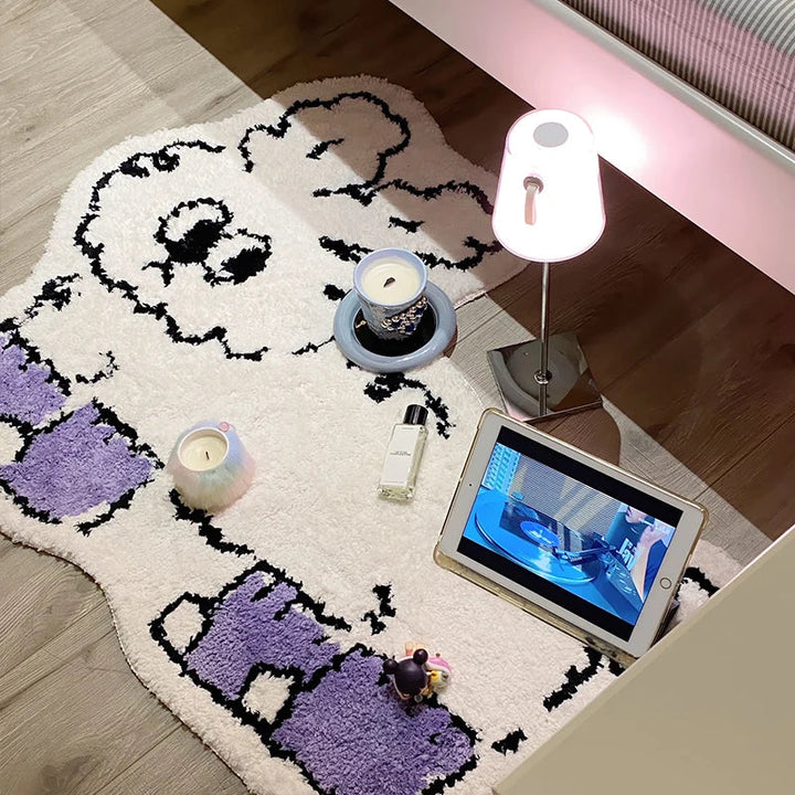 Angry Rabbit Rug | Bowlift