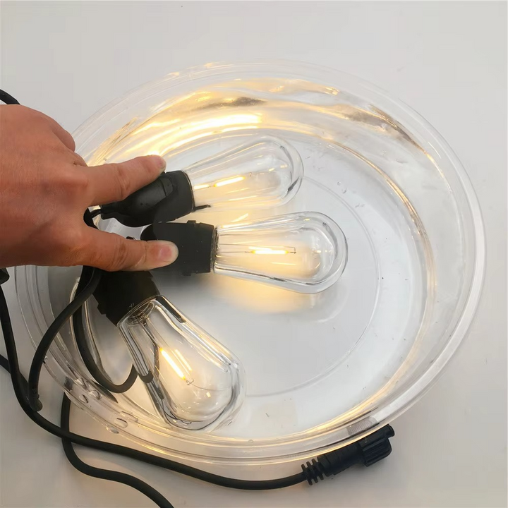 BowLift | Waterproof LED Edison Outdoor String Lights for Gardens, Patios & Parties